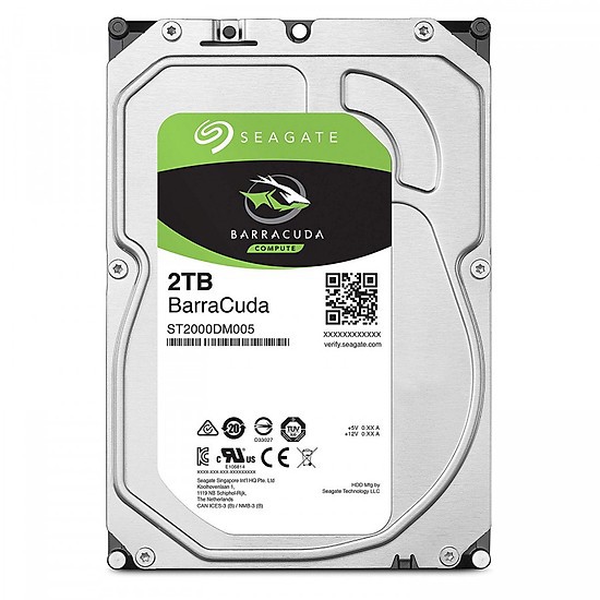 [Mã ELCLMAY giảm 7% đơn 500K] Ổ cứng cắm trong HDD Seagate BarraCuda Hard Drive 2 TB 3.5" ST2000DM005 | BigBuy360 - bigbuy360.vn