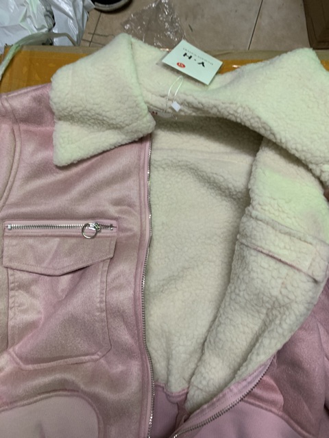 Áo khoác trần lông cừu [ Ảnh thật