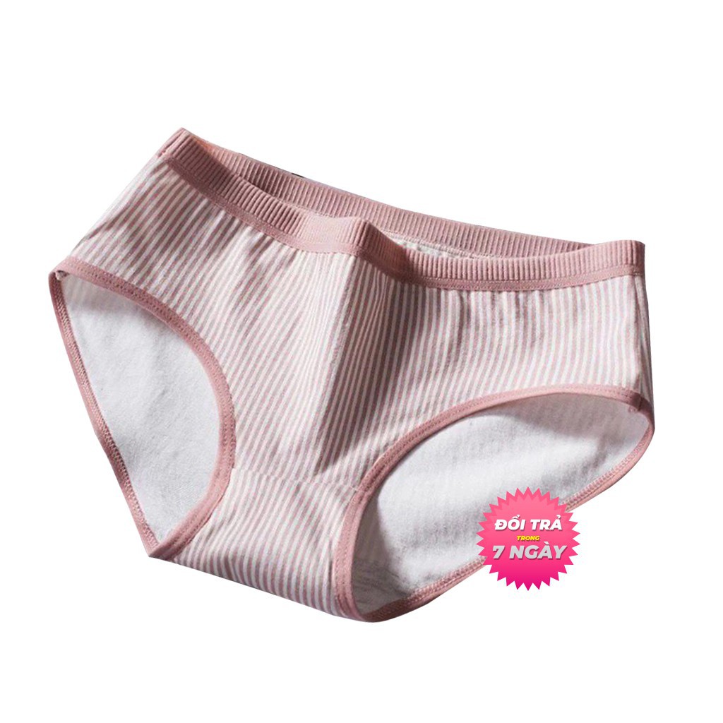 Quần Lót Nữ S3QLNUDKSOC01CBT VNXK Quần Lót Chất Cotton Kiểu Dáng Dệt Kim Sọc Siêu Mịn (HÌNH CHỤP THẬT) 01 Cái | BigBuy360 - bigbuy360.vn