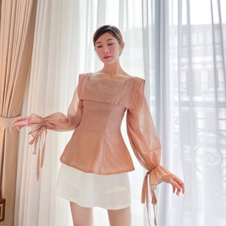 Áo tơ cổ thủy thủ - Julia Top