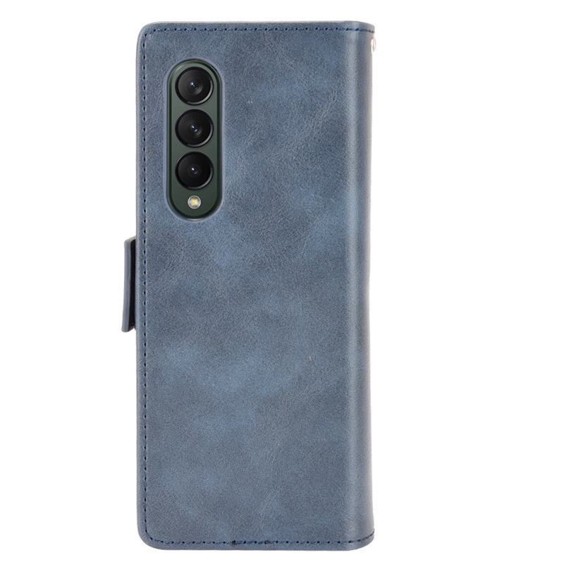 Bao Da Điện Thoại Dạng Ví Nắp Lật Hít Nam Châm Có Ngăn Đựng Thẻ Và Khung Hình Cho Samsung Galaxy Z Fold4 Fold3 5G Z Fold 4