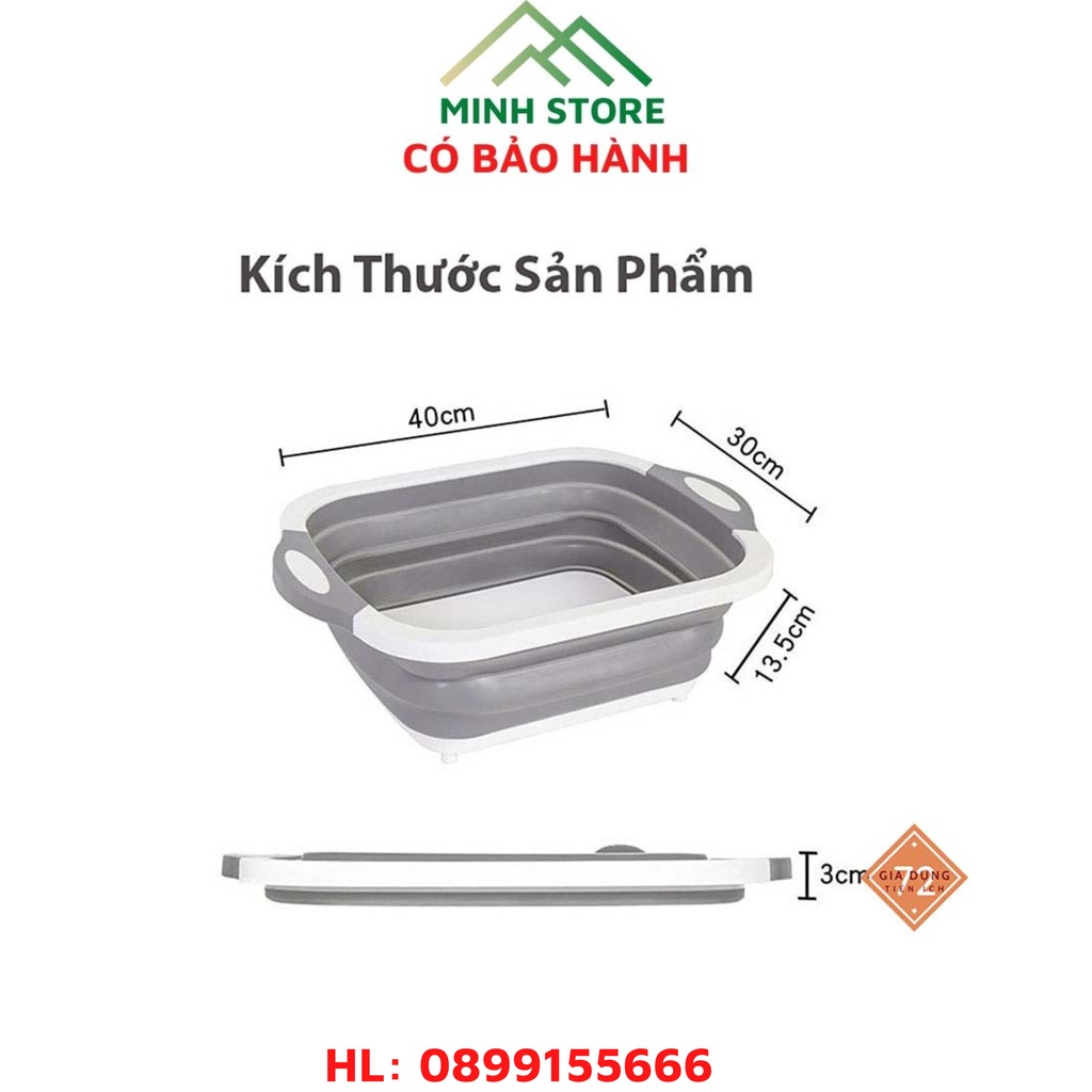CHẬU  KIÊM THỚT VÀ RỔ ĐỰNG, ĐA NĂNG, TIẾT KIỆM DIỆN TÍCH, SẢN PHẨM 3 TRONG 1 CHO KHÔNG GIAN BẾP