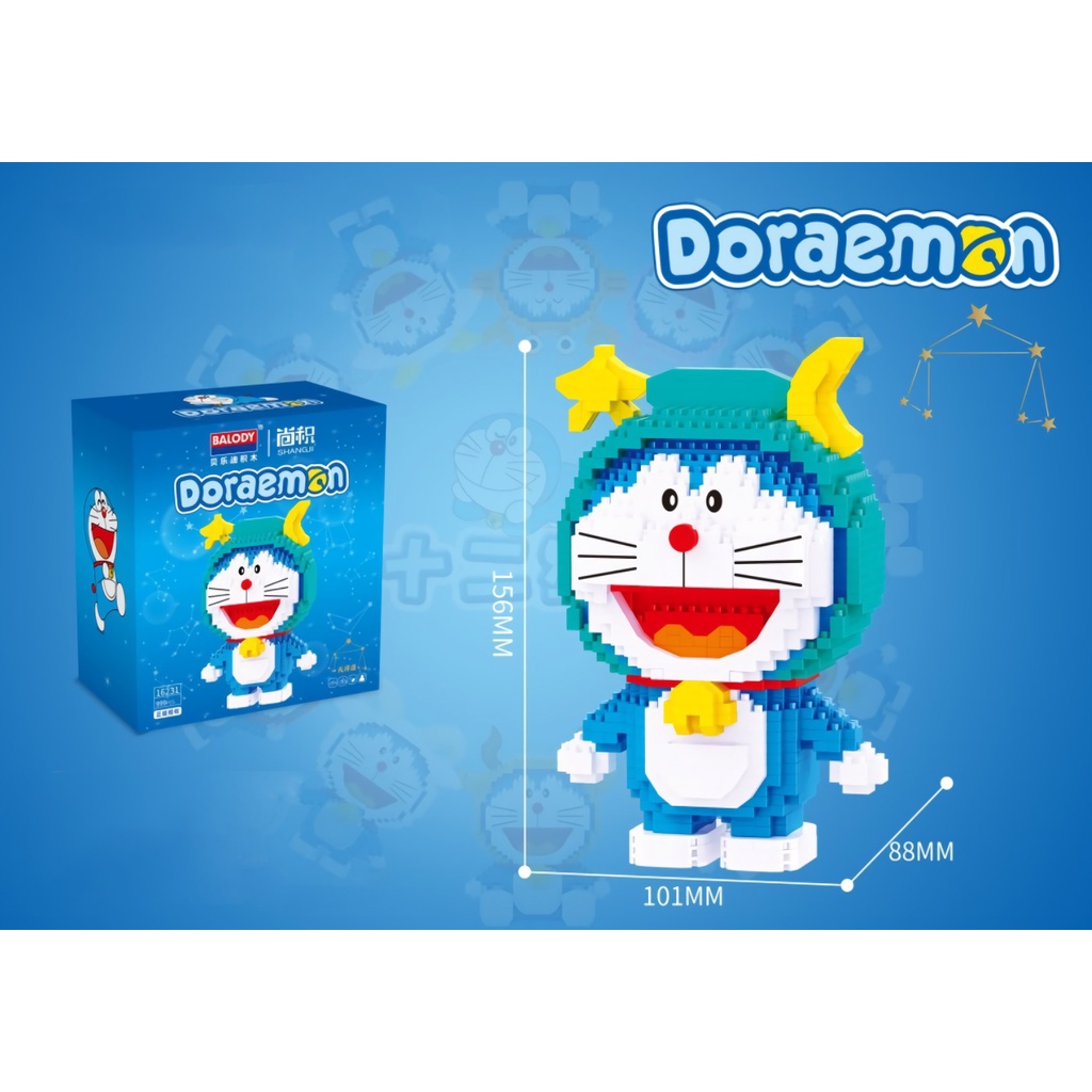 Mô Hình Lego Lắp Ráp Doraemon Hoạt Hình 12 Cung Hoàng Đạo Đáng Yêu Cho Bé