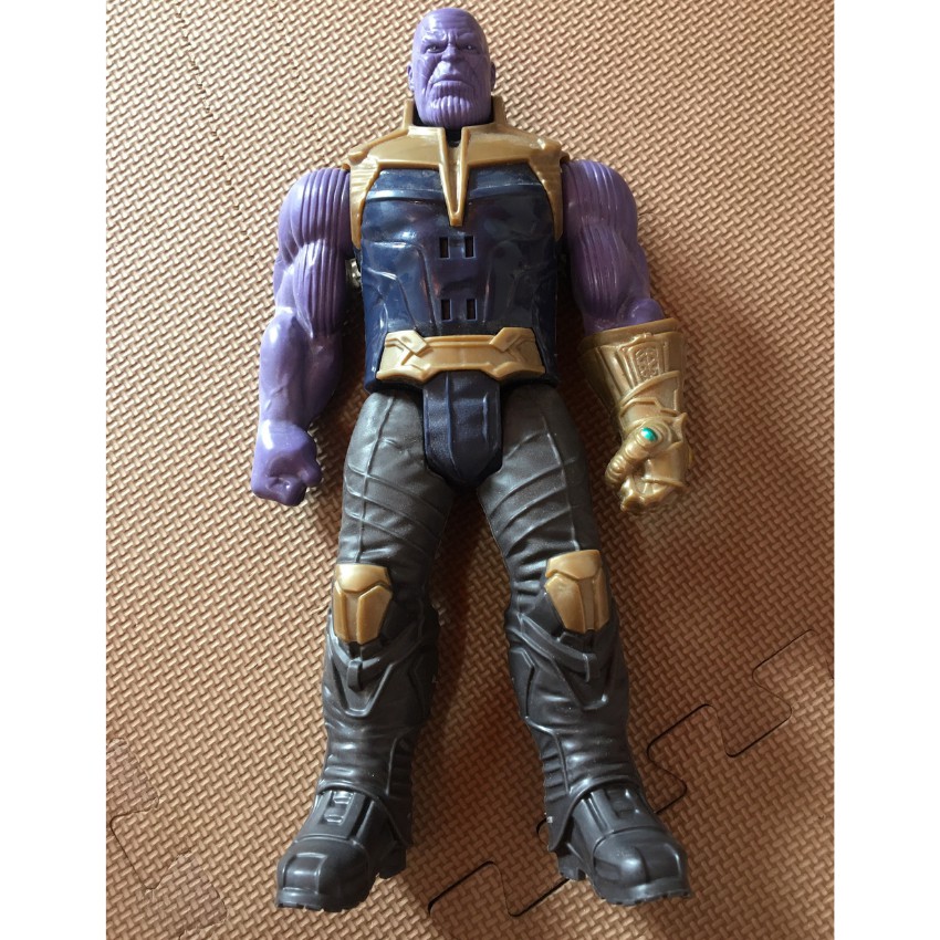 Đồ Chơi Mô Hình Thanos Nhựa Đặc Cao 30cm Loại Lớn Có Đèn Led Đỏ Và Phát Nhạc Cho Bé Thích Siêu Anh Hùng