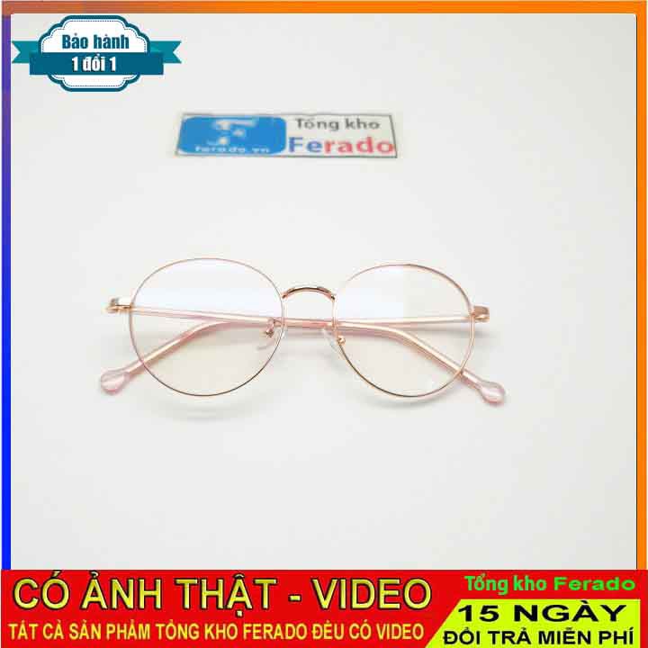 Gọng kính kim loại hồng