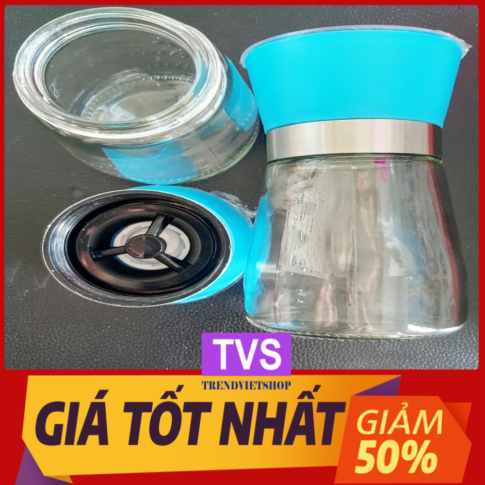 HŨ THỦY TINH XÂY TIÊU, HŨ ĐỰNG TIÊU ĐỂ NHÀ BẾP SIÊU RẺ