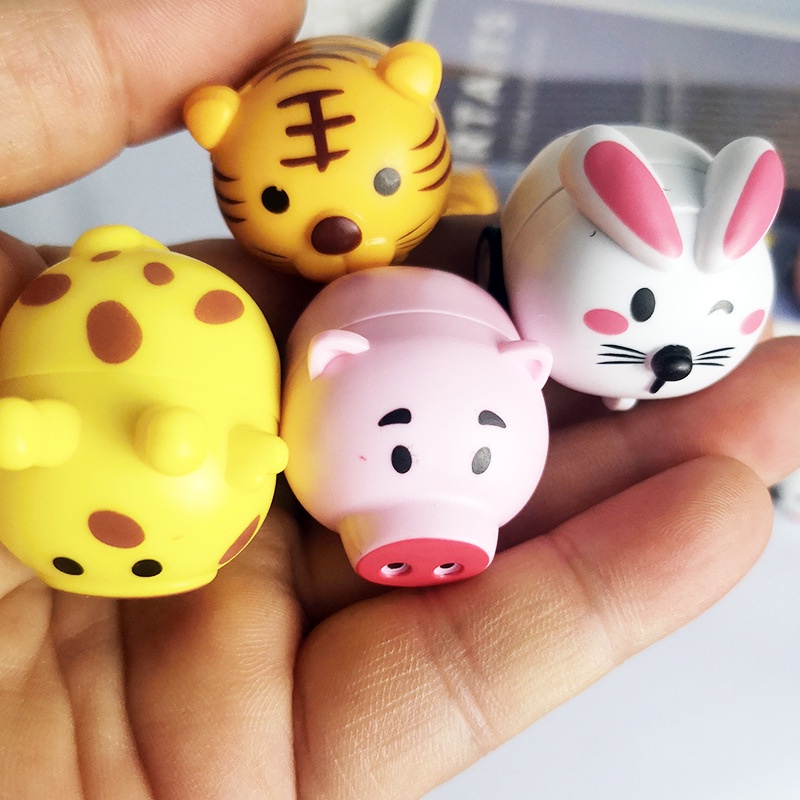 Hoạt Hình Mô Hình Xe Hơi Đồ Chơi Hình Động Vật Xinh Xắn Cho Bé