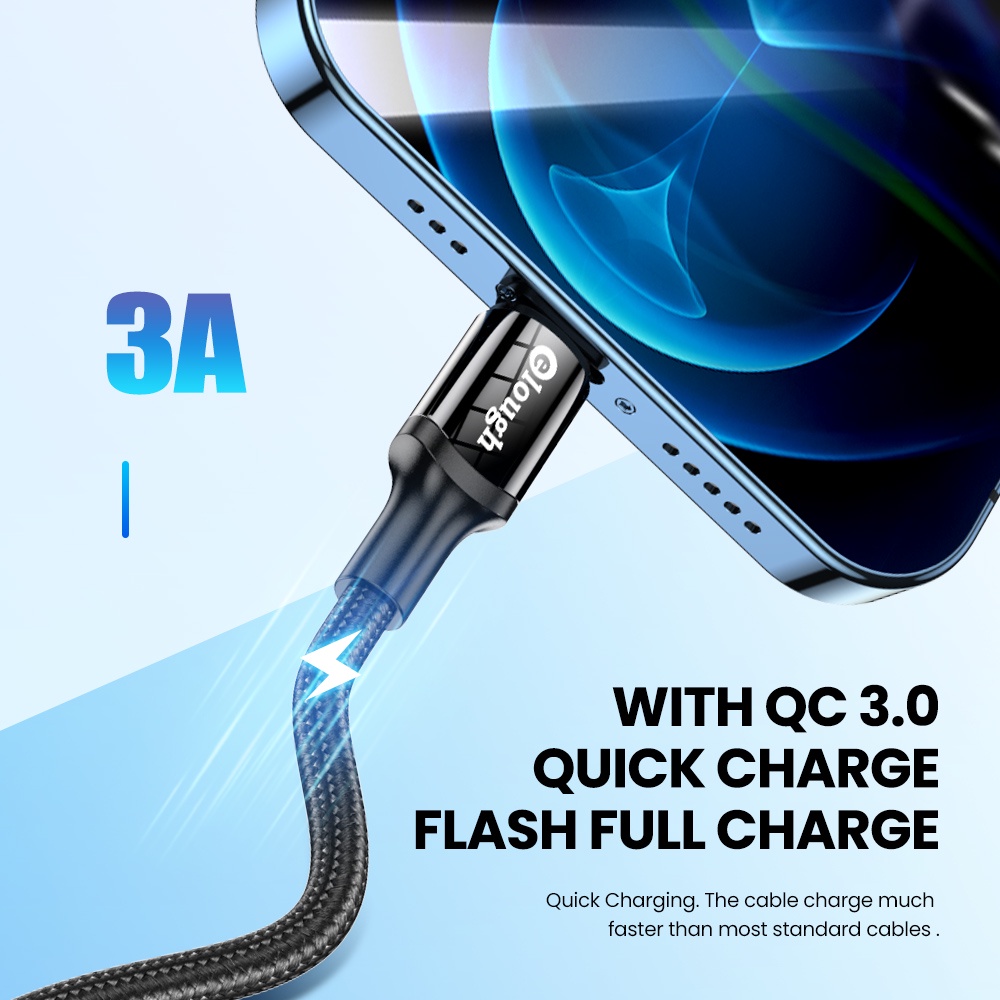 Dây Cáp Sạc Nhanh USB Loại C 3A Dành Cho Điện Thoại Di Động