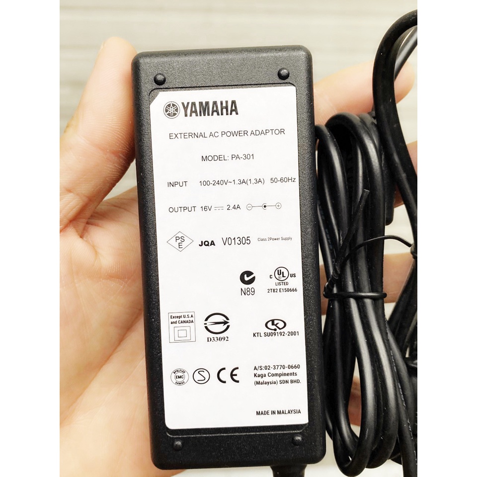 Bộ nguồn đàn Yamaha DGX-670 16V-2.4A bảo hành 12 tháng