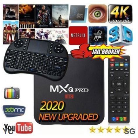 Đầu TV Box MXQ Pro 4K 5G Android 10 TV Box 4K HD Và BàN PhíM i8 S905W ChấT LượNg Cao