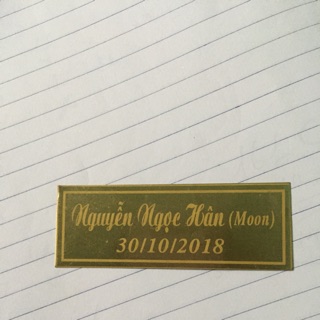 Thẻ tên khắc đồng