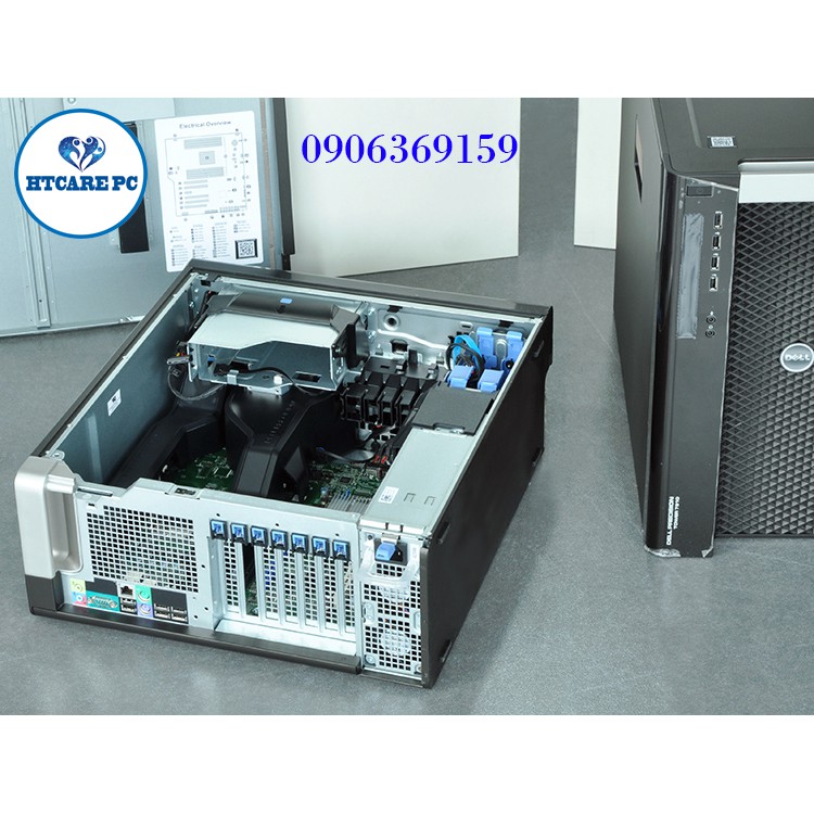 [ MÁY TÍNH BỘ ] WORKSTATION DELL T7920 2x INTEL XEON 4110/RTX2080 8G  BH 3 NĂM