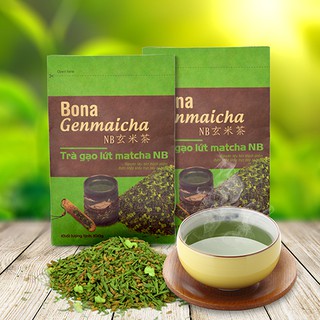 COMBO 02 GÓI TRÀ XANH GẠO LỨT NHẬT BẢN - BONA GENMAICHA 100GR