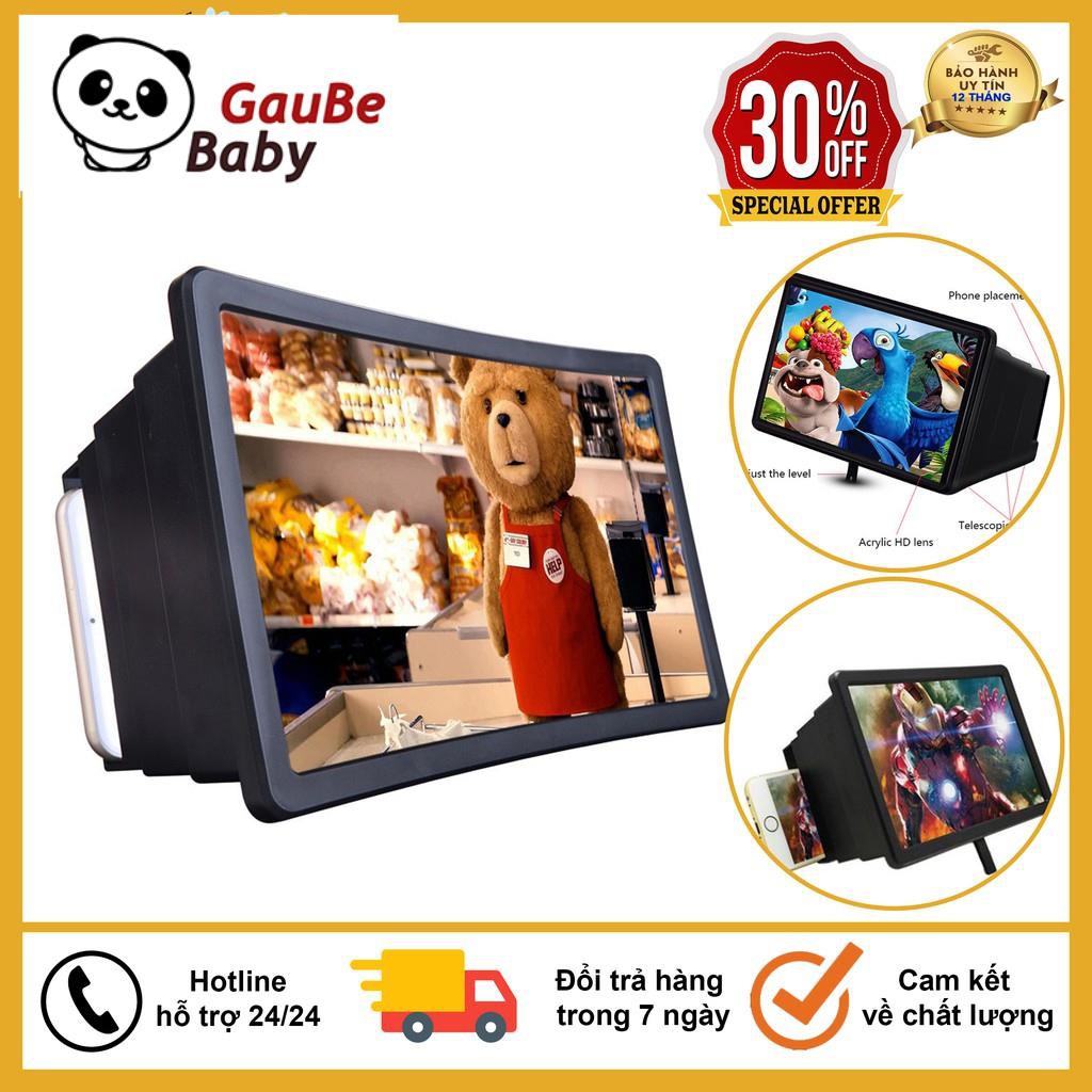 Kính Xem Phim Phóng Đại Hình Ảnh Điện Thoại 3D 8 Inch Thế Hệ Mới 2020