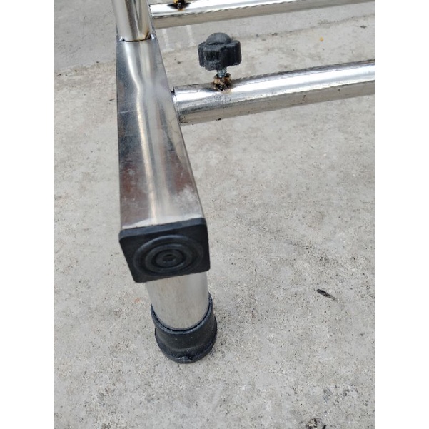 Sào đơn inox cao cấp 2 thanh dưới chắc chắn ko gỉ sét