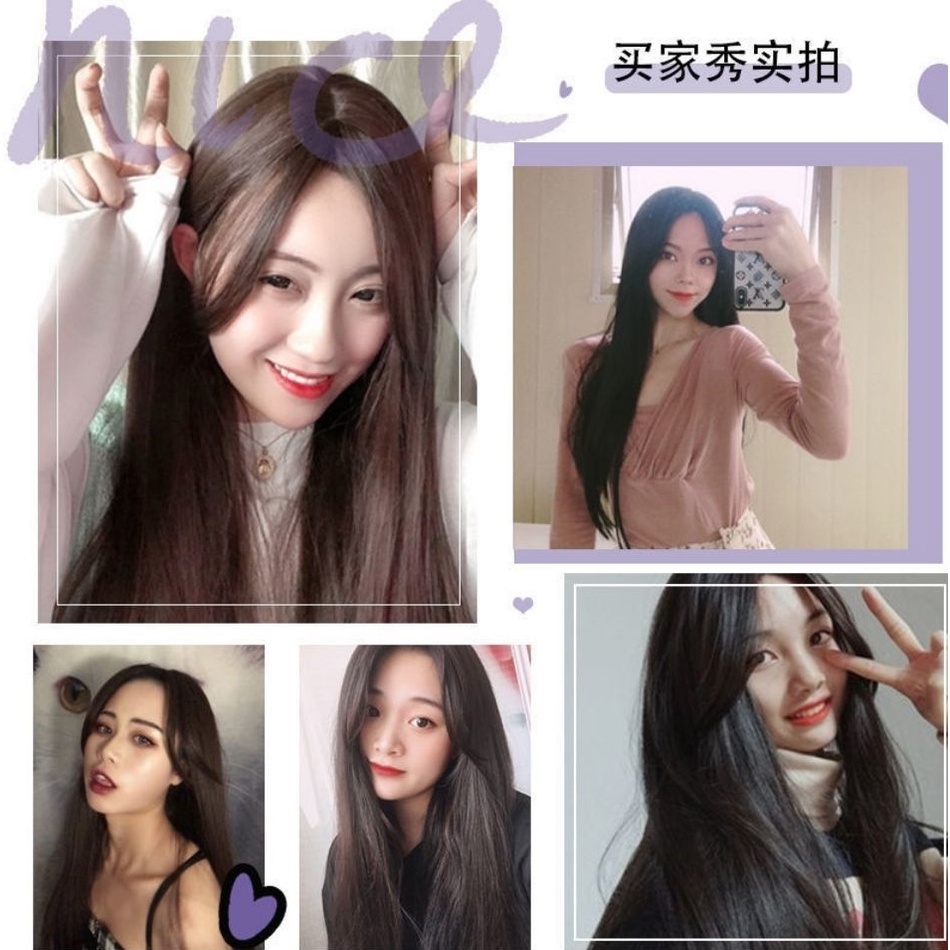 🌿Tặng Lưới🌿 Tóc giả nữ nguyên đầu mái bay tự nhiên - TG21