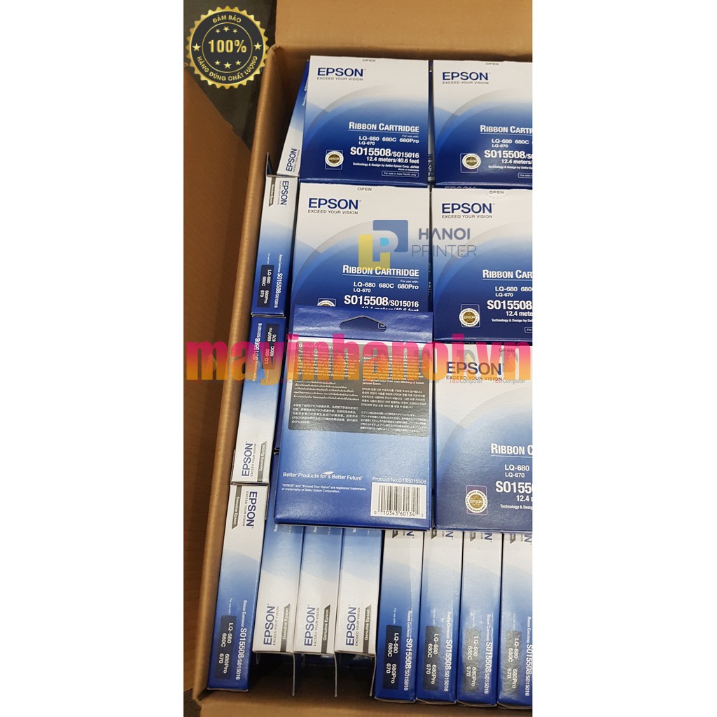 Băng mực Epson LQ 680  dùng cho LQ 680 Pro hàng mới chính hãng