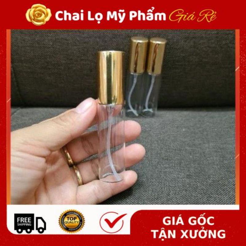 Lọ Chiết Nước Hoa ❤ RẺ VÔ ĐỊCH ❤ Bình xịt nước hoa thủy tinh vuông rỗng 5ml 10ml 20ml 25ml, phụ kiện du lịch