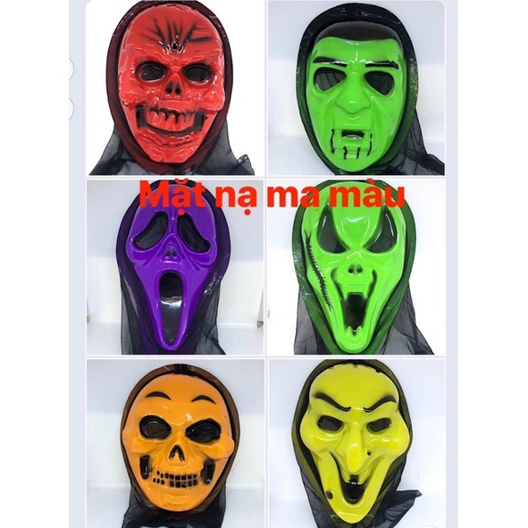Mặt nạ trang trí Halloween cho lễ hội hoá trang