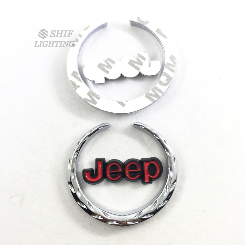 Miếng dán logo bằng kim loại độc đáo cho xe Jeep