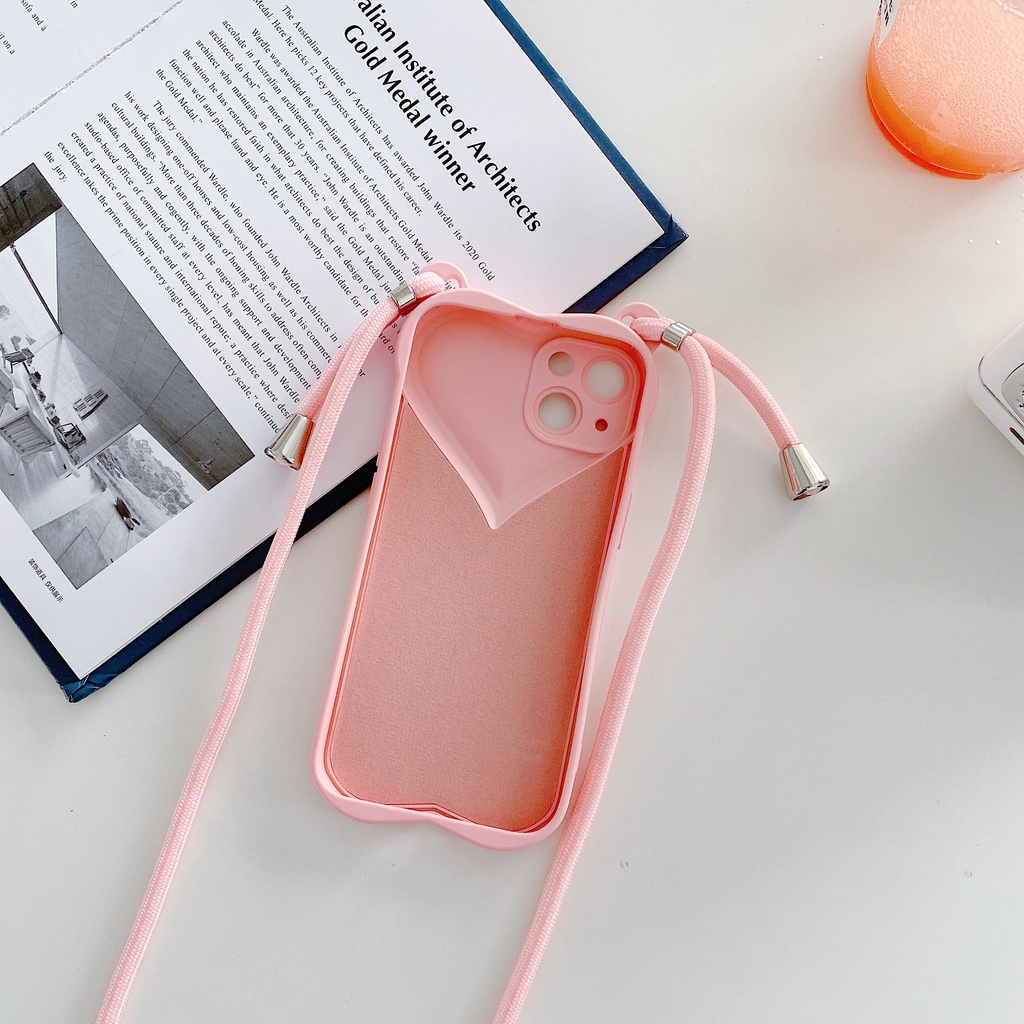 Ốp Điện Thoại Silicon Mềm Có Dây Đeo Cho iPhone 7plus XS XR XSMAX 11 11PRO 11 PRO MAX 12 12PRO 12 PRO MAX 13 13PRO 13PROMAX