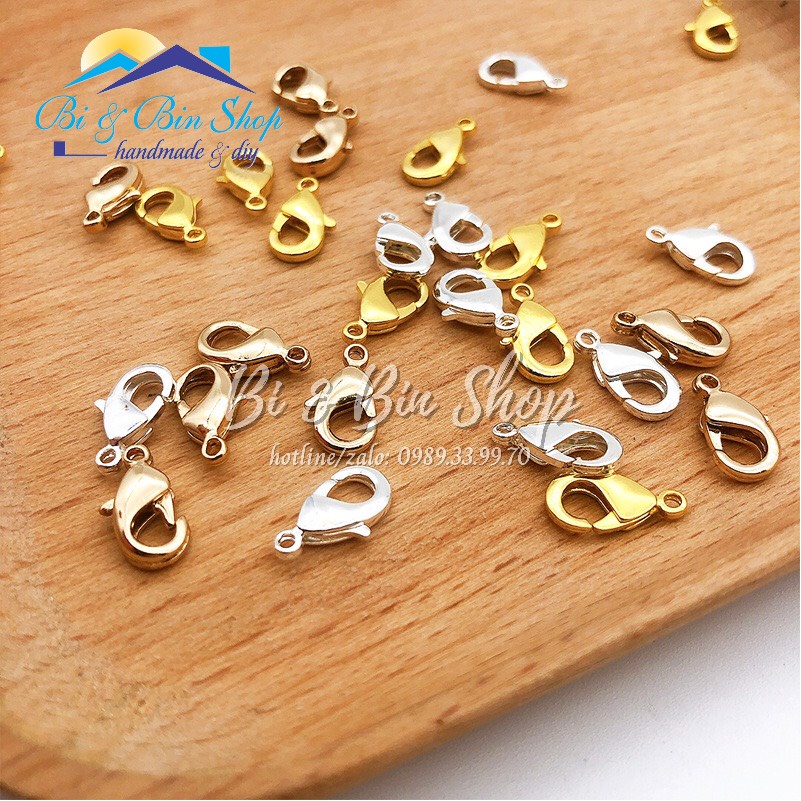 Sỉ 200 Cái Móc Càng Cua Làm Vòng Đeo Tay, Dây Chuyền, Làm Trang Sức Handmade
