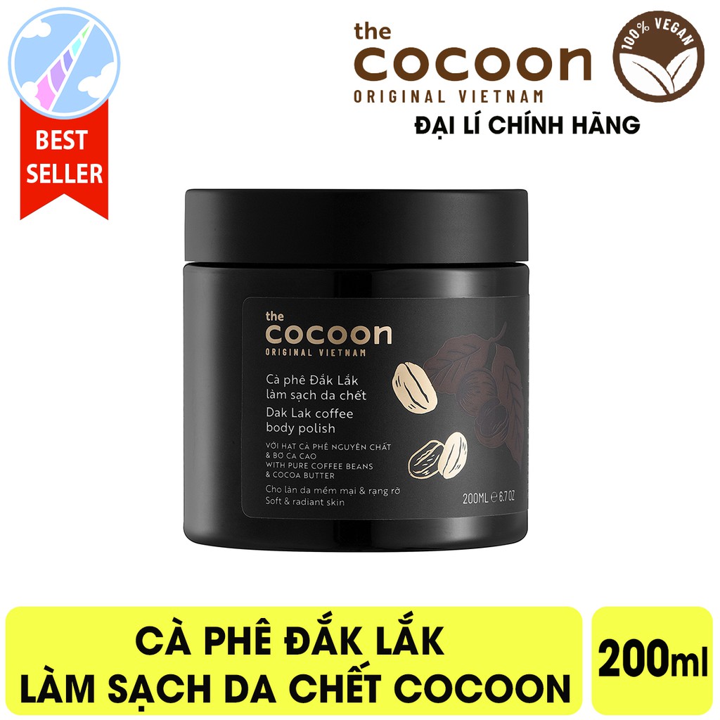 Cà Phê Đắk Lắk Làm Sạch Da Chết Cơ Thể Cocoon Coffee Body Polish