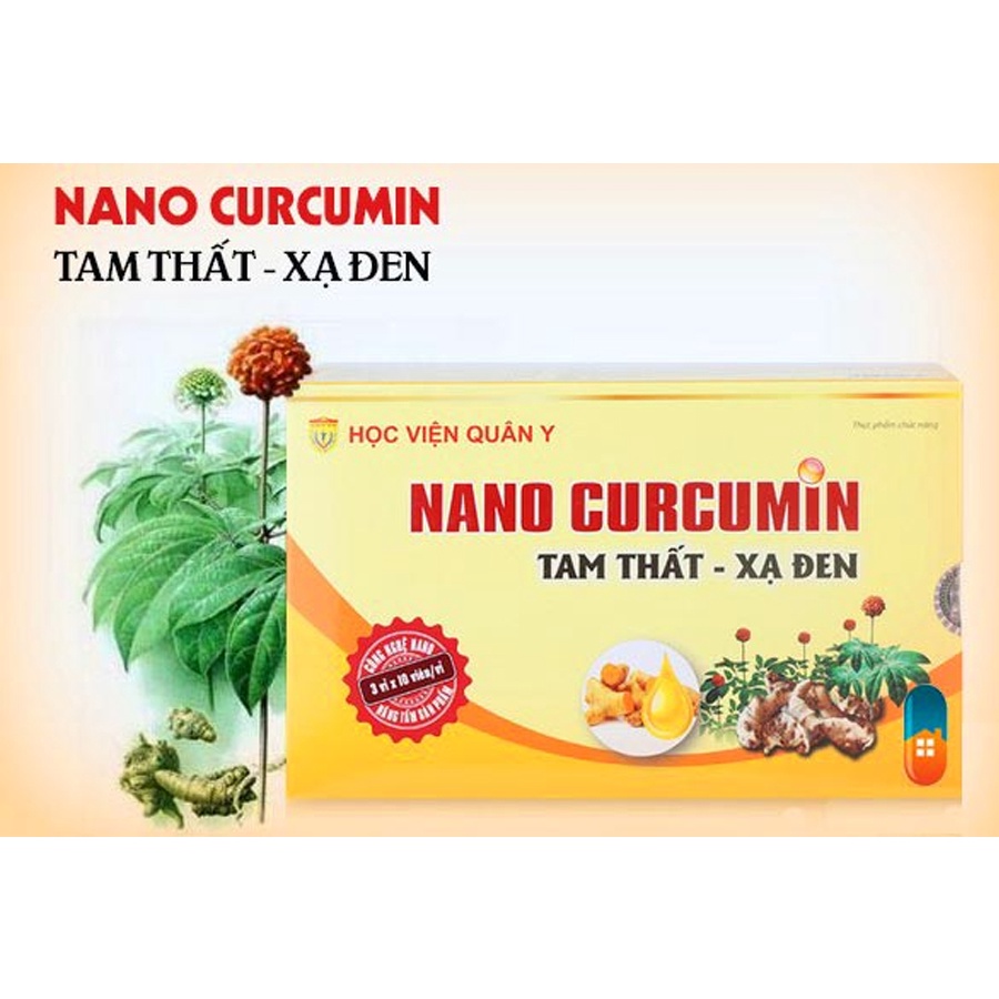 Nano Curcumin Tam Thất Xạ Đen Học viện Quân Y