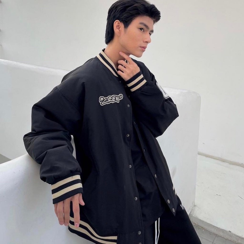 Áo Khoác Bomber Dù 2 lớp SEVEN ZIA  Nam nữ unisex/Bomber Jacket form rộng Ulzzang