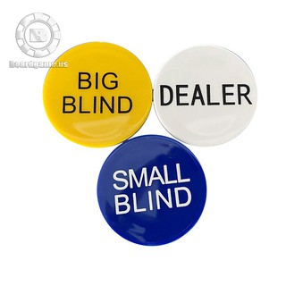 Bộ 3 nút Dealer, Big Blind, Small Blind