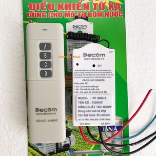 Ổ CẮM ĐIÊU KHIỂN TỪ XA 3500W CHO MOTOR MÁY BƠM NƯỚC 100-500M