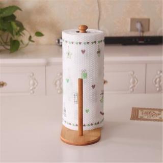 Giá đỡ cuộn khăn giấy bằng gỗ tre tiện dụng cho nhà bếp