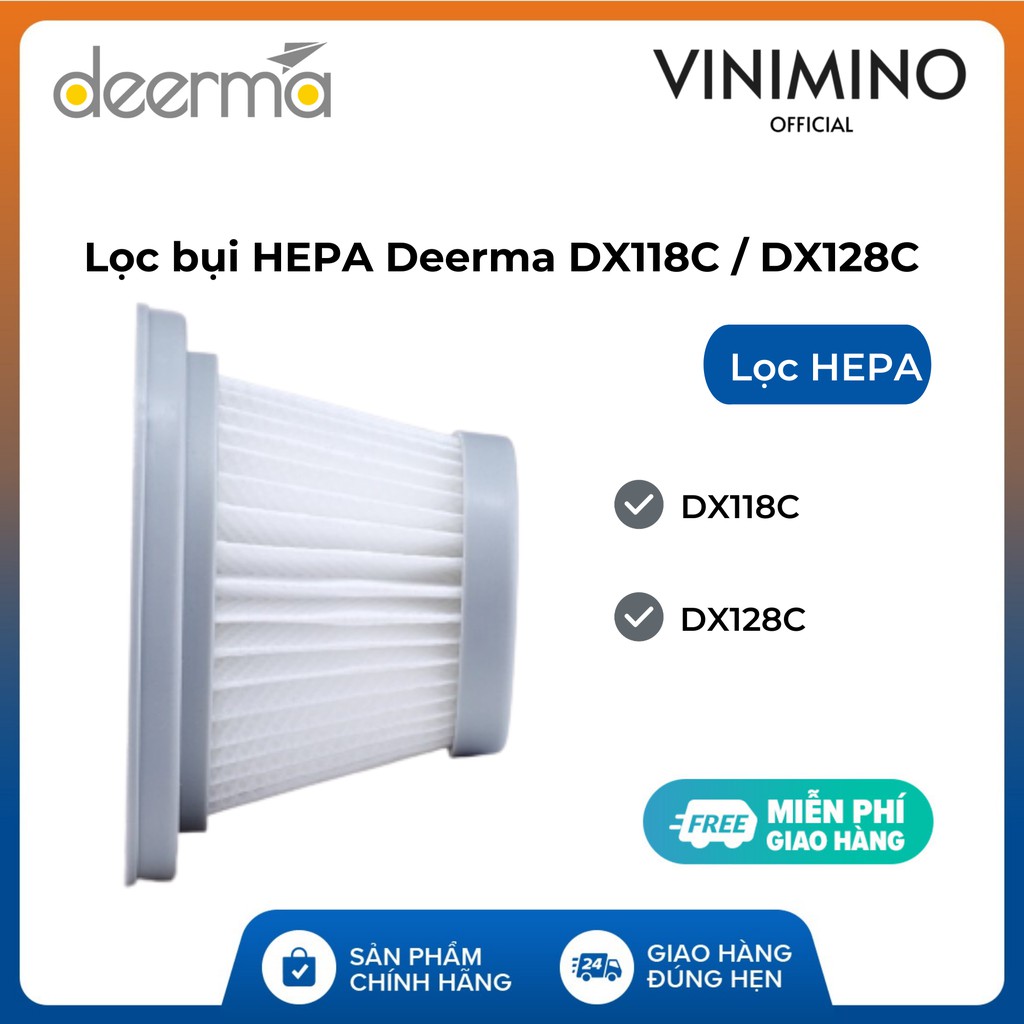 Bộ Lọc Bụi HEPA Cho Máy Hút Bụi Xiaomi Deerma DX118C - Deerma DX128C | Vinimino