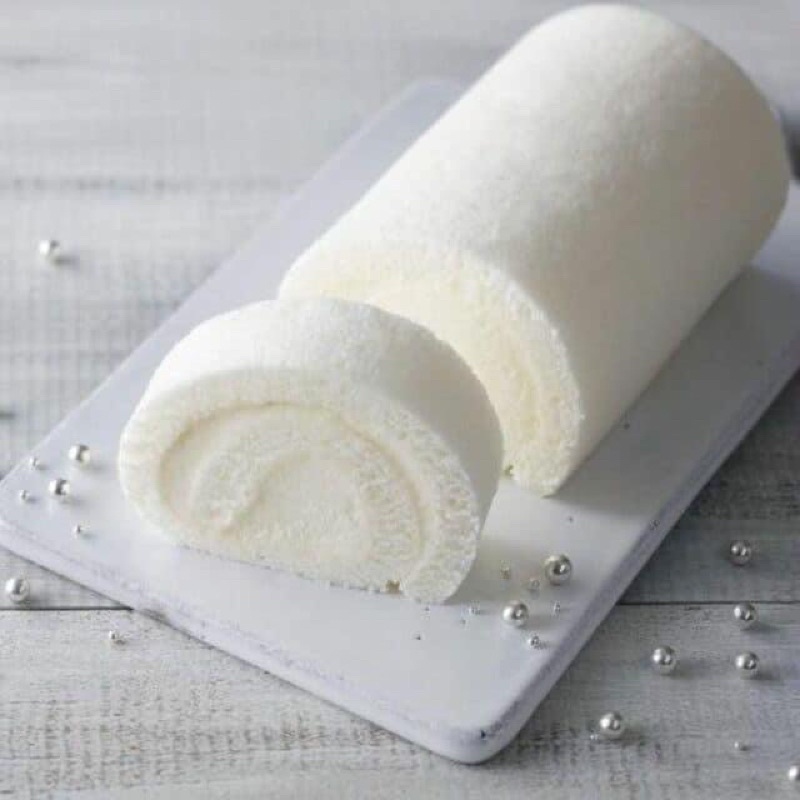 Bánh bông lan cuộn kem tươi Socola trắng Shiroi Kobito Nhật Bản mềm mịn thơm ngon - ổ 500 gram