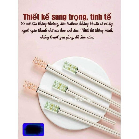 SET 5 ĐÔI ĐŨA HOA ANH ĐÀO SANG TRỌNG, LỊCH SỰ VÀ CỰC THẨM MĨ
