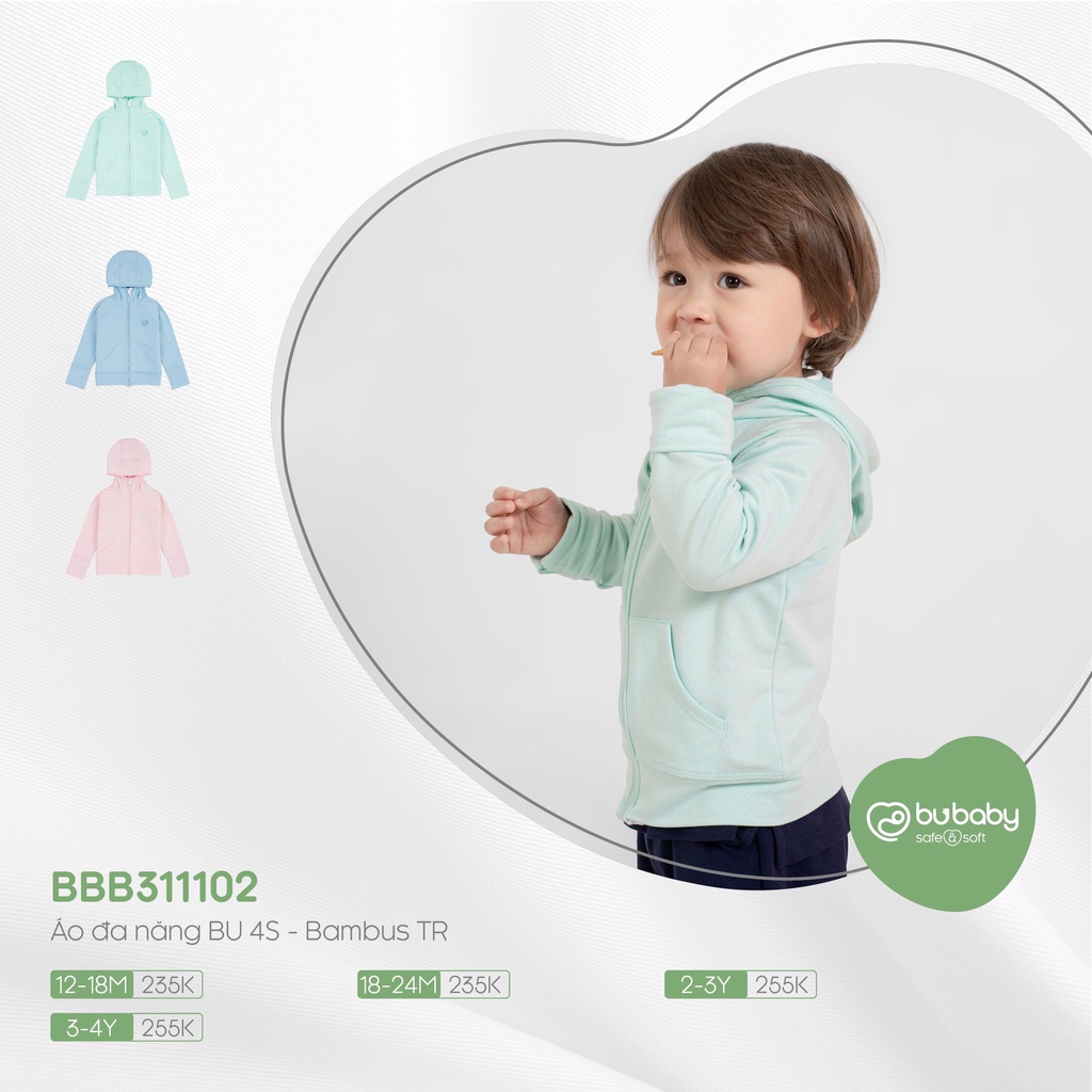 BBB311102- ÁO KHOÁC CHỐNG NẮNG BU VẢI BAMBUS DỆT KIM CƯƠNG