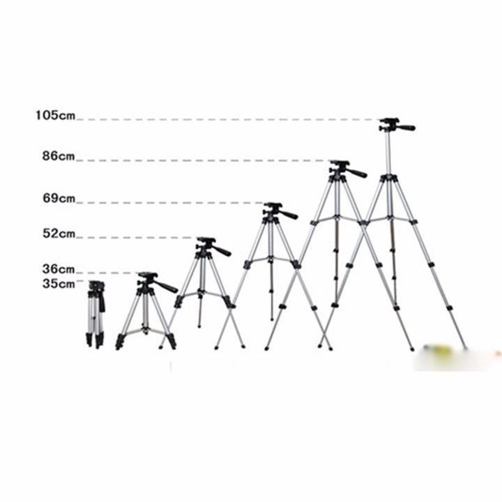 Chân đế Tripod 3110 105cm Chuyên Chụp Hình Live Stream