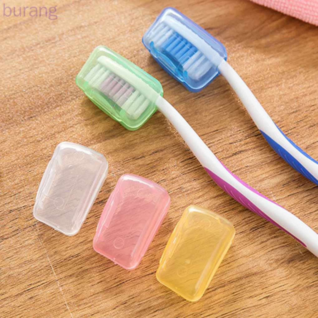 Set 5 nắp bảo vệ đầu bàn chải đánh răng an toàn tiện dụng khi đi du lịch