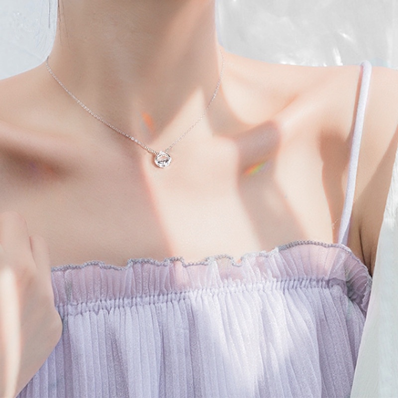 Mặt dây chuyền bạc 925 nhiều hình dạng gắn pha lê thời trang cho nam nữ xl003 50 thiết kế