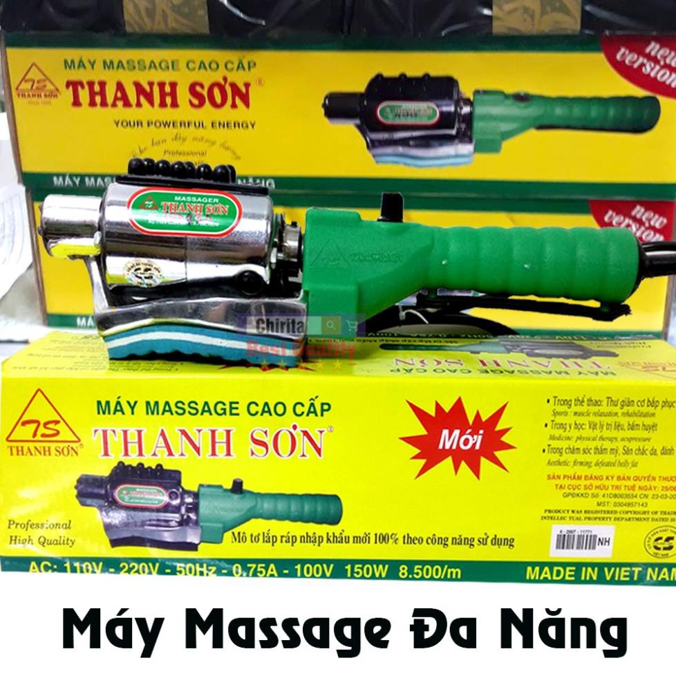 Máy Massage Cầm Tay THANH SƠN Đa Năng - Máy Massage Cầm Tay CAO CẤP - MSCT