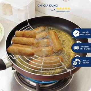 VỈ GÁC CHẢO RÓC MỠ INOX