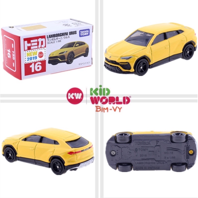 Xe mô hình Tomica Box Lamborghini Urus. MS: 404. Tỷ lệ 1:66.