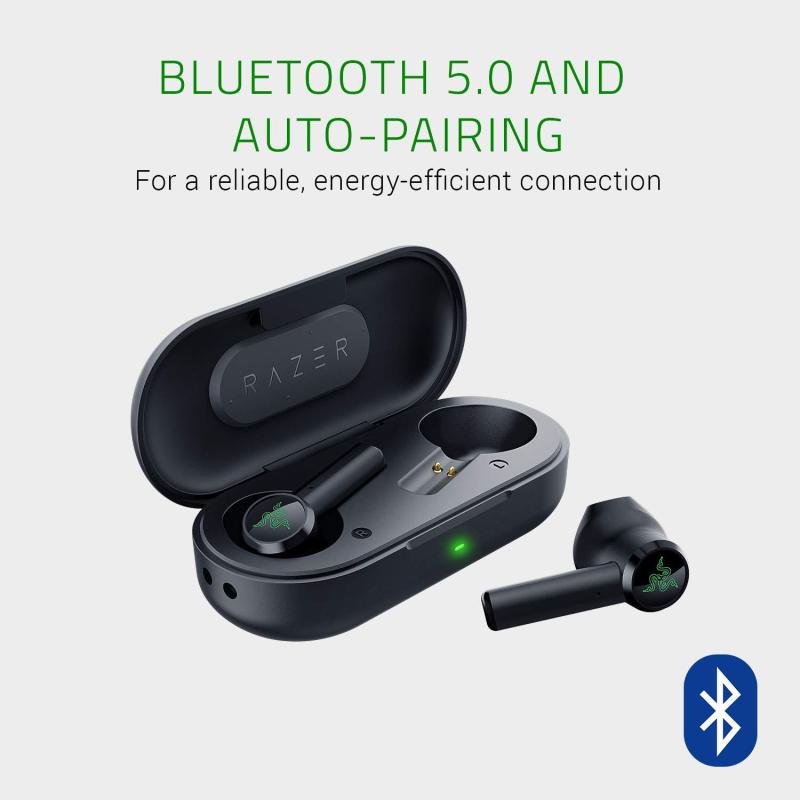 Tai Nghe Razer Hammerhead Kết Nối Bluetooth 5.0 Ipx4 Kèm Hộp Sạc