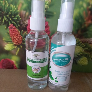 Dung dịch rửa tay kháng khuẩn chai xịt 100ml