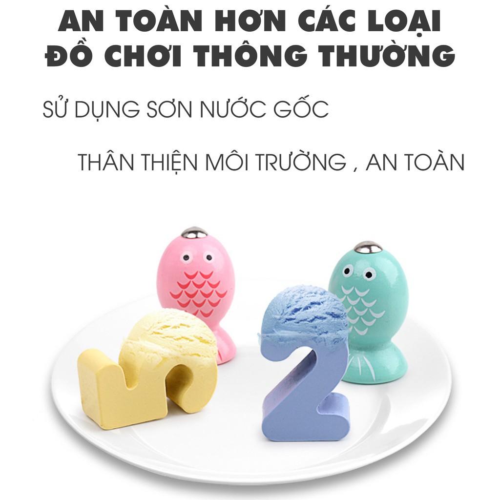 Đồ Chơi Gỗ Cột Tính Câu Cá Học Đếm, Học Số Và Phép Tính Benrikids Cho Bé Theo Phương Pháp Montessori