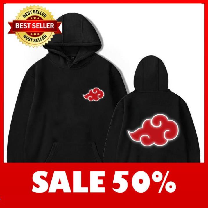 Áo akatsuki, áo hoodie tổ chức akatsuki Naruto phản quang, áo Naruto phản quang / SP limited