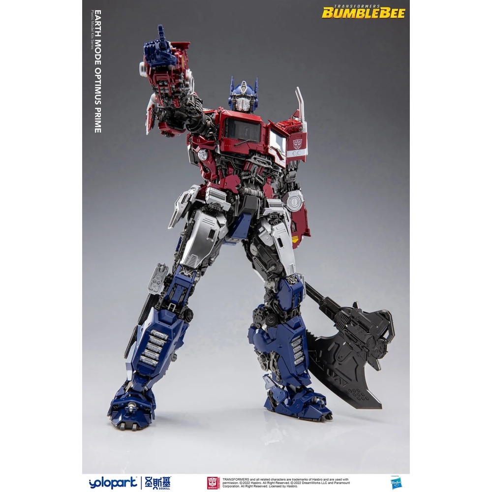 Mô Hình Lắp Ráp Yolopark x Soskill Earth Mode Optimus Prime