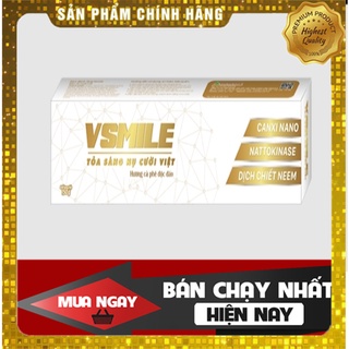 Chính hãng Kem đánh răng Vsmile vị caphe thơm mát ngăn ngừa đột quỵ, giúp răng trắng khỏe, cải thiện hôi miệng, viêm lợi