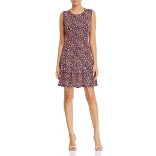 (SIZE 6US) ĐẦM THUN HOA NHÍ SÁT NÁCH BÈO TẦNG MICHAEL KORS CHÍNH HÃNG-D153TH3
