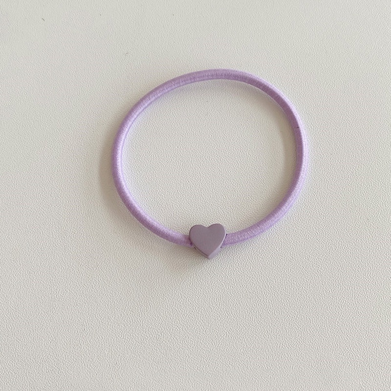 Dây buộc tóc cao su co giãn màu kẹo đơn giản thời trang Hàn Quốc cho nữ